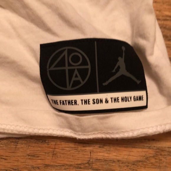 Jordan Mens Jumpman Black White He Got Game Crew Neck Short Sleeve T-Shirt - Picture 3 of 7